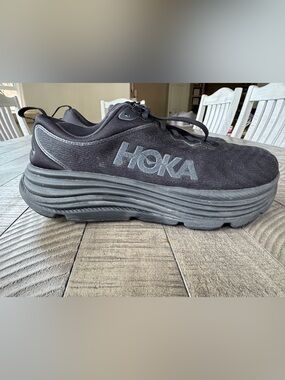 Hoka - HOKA One One Gaviota 5 Black Running Shoe Men’s Size 10 2E (Wide)